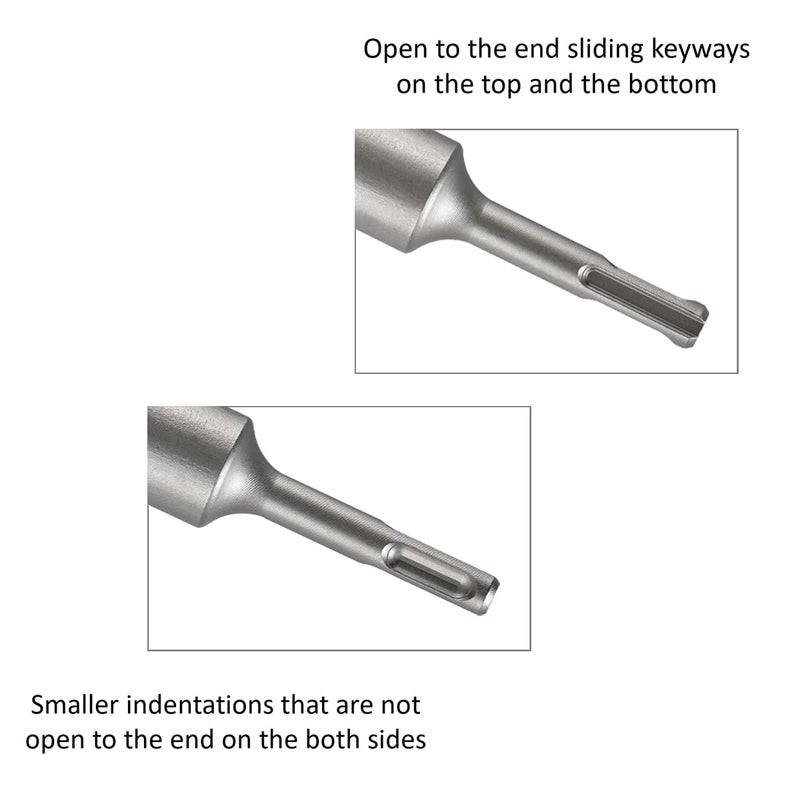 SPKLINE SDS-Plus Ground Rod Driver for 5/8 Inch and 3/4 Inch Ground Rods, 13/16" X 6-11/16"(20X170mm), 10mm Diameter Shank Fits Bosch Dewalt Milwaukee Hilti and Other SDS-Plus Rotary Hammer Drills - Image 5