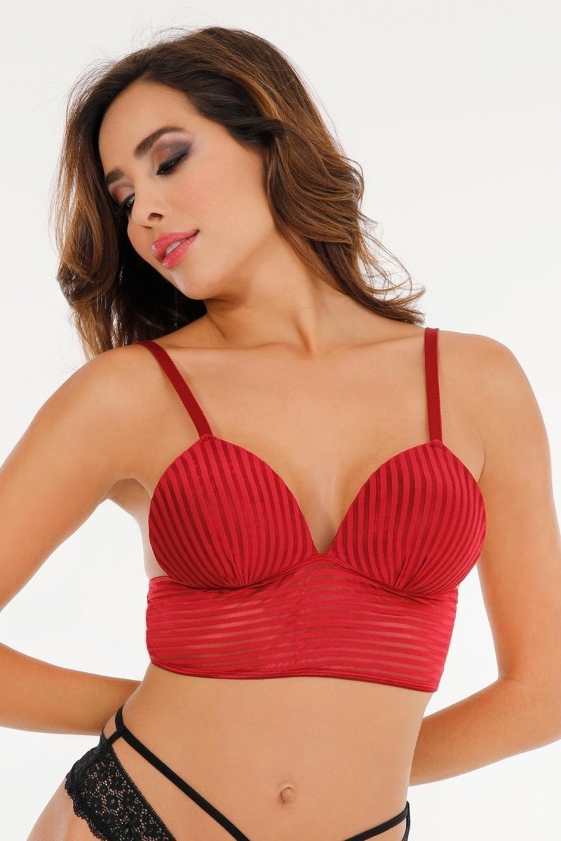 Women's Adjustable Strap Bralette Bustier - BRA2023