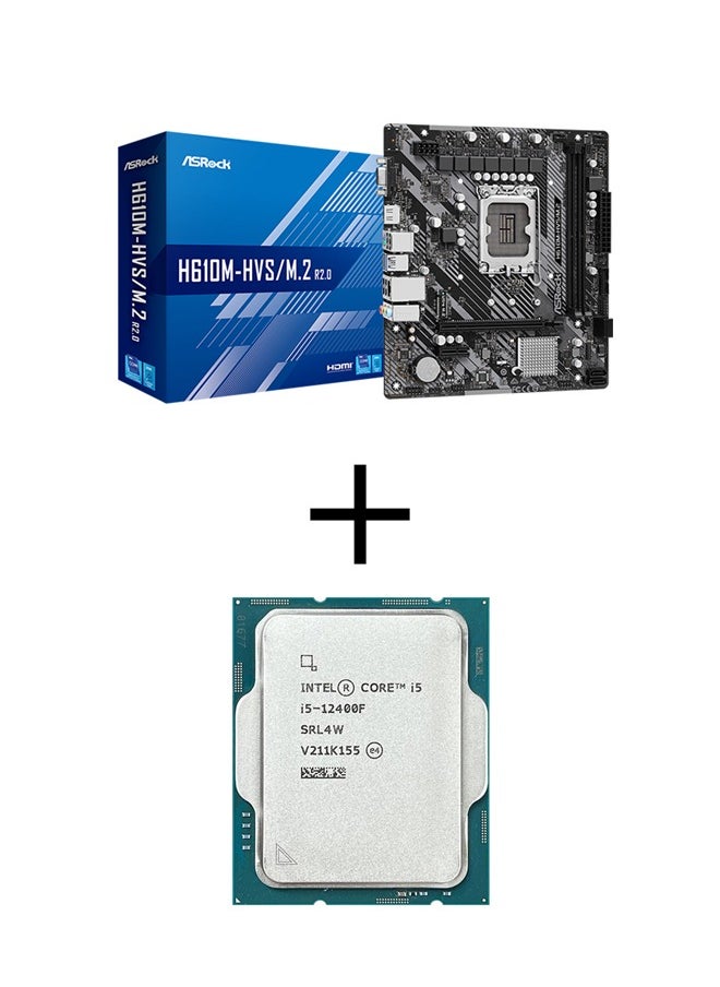 ASRock Intel 12th gen core i5 with H610M Motherboard COMBO, Customizable Configuration for Gaming, Content Making, Business Purpose 