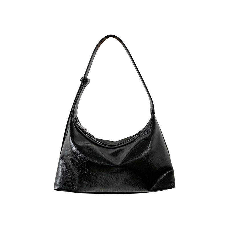 Women's PU Leather Shoulder Bag, Retro Vintage Commuter Handbag - Image 5
