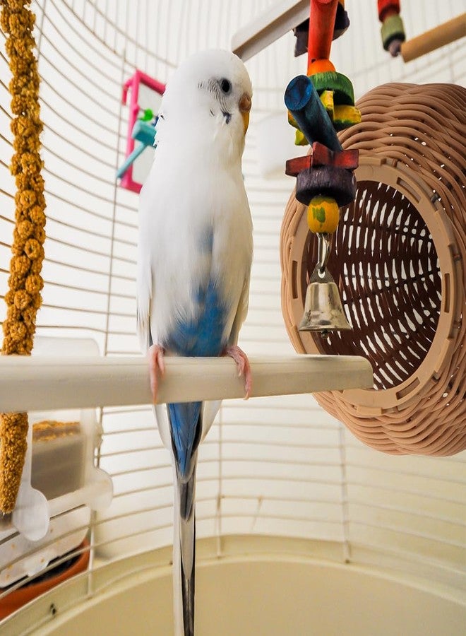 VTurboWay Rattan Bird Nest Chew Resistant Nest House Parrot Egg Laying and Breeding Nest for Bird Parrot Cockatiel Budgie Parakeet Finch Canary - Image 4