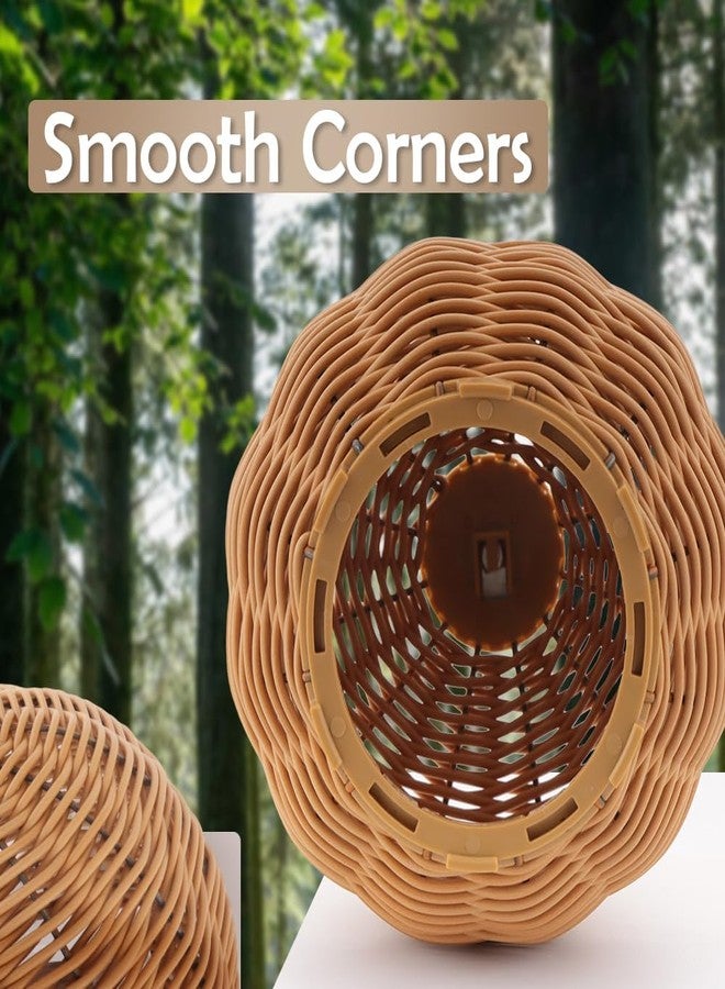 VTurboWay Rattan Bird Nest Chew Resistant Nest House Parrot Egg Laying and Breeding Nest for Bird Parrot Cockatiel Budgie Parakeet Finch Canary - Image 2