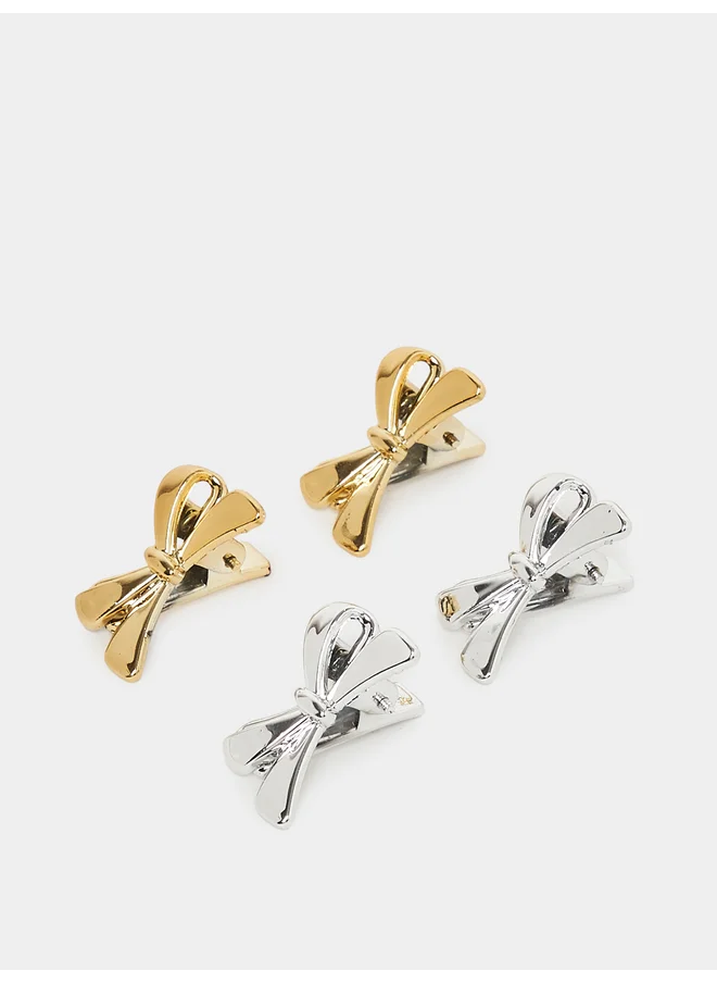ستايلي Styli Set of 4 - Ribbon Hair Clip