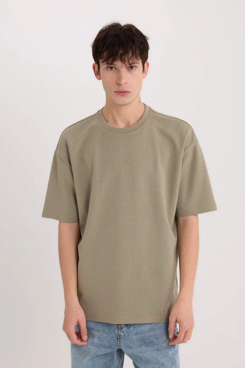 DeFacto Oversize Crew Neck Short Sleeve T-Shirt