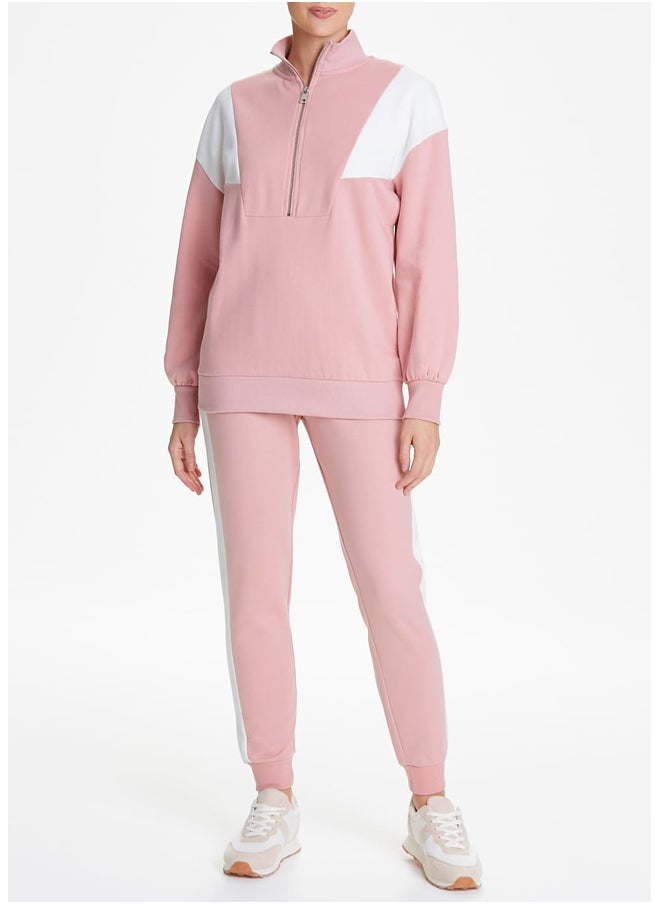 Matalan Pink Colour Panel Co-Ord Joggers  - Image 3