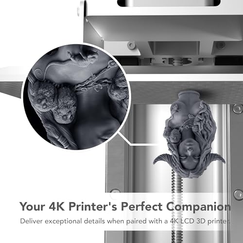 phrozen 3D Printer Rapid Resin [Aqua-Gray 4K], 405nm LCD UV-Curing Standard Photopolymer Resin for High Precision Fast Printing, Low Odor Not Smelly, Non-Brittle (1KG) - Image 4