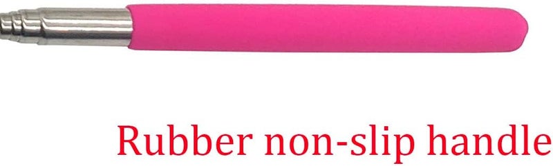 Qaoquda Qaoquda 3Pack Back Scratchers Portable Extendable Telescopic Metal Backscratchers Hand Massager Manual Back scratcher with Rubber Handles Back MassagersRandom Color - Image 5