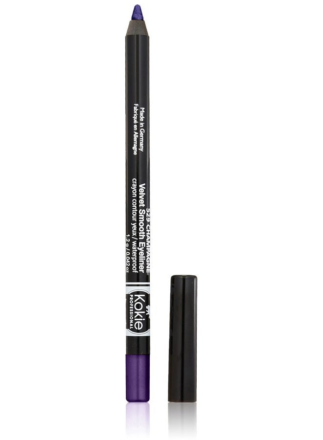 Kokie Cosmetics Waterproof Velvet Smooth Eyeliner Pencil, Eggplant, 0.042 Ounce - Image 1