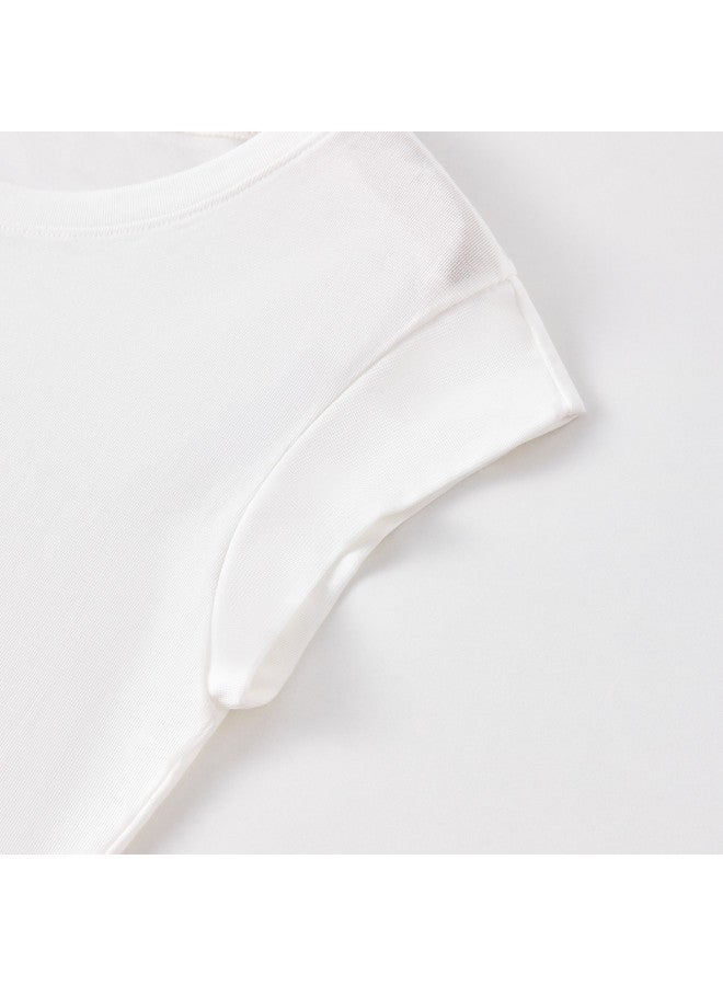 PLANDOO Women'S Short Crop Top For Spring/Autumn, High-End Layering Piece, Wearable Alone, Skin-Friendly And Breathable - Image 4