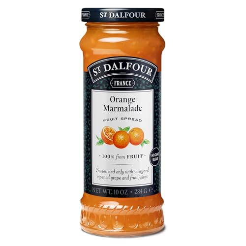 St.Dalfour St. Dalfour Orange Marmalade Fruit Spread - 10oz - 100% from Fruit, No Artificial Ingredients, Non-GMO, No Cane Sugars, All Natural, Made in France - Image 1