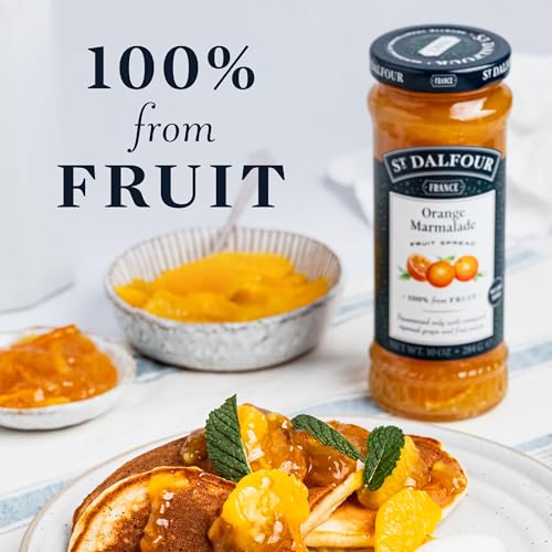 St.Dalfour St. Dalfour Orange Marmalade Fruit Spread - 10oz - 100% from Fruit, No Artificial Ingredients, Non-GMO, No Cane Sugars, All Natural, Made in France - Image 4