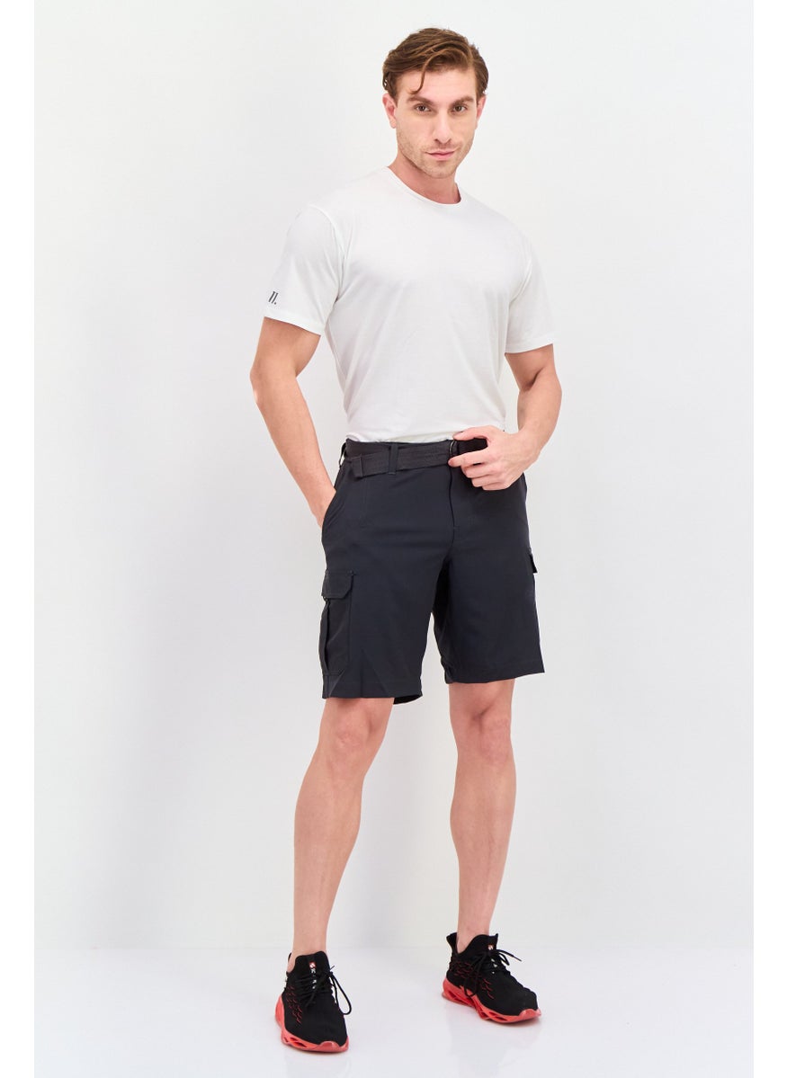 Men Sportswear Fit Outdoor Belted Cargo Short, Dark Grey - pzsku/Z2516B7B9493F649C6476Z/45/_/1737642043/55763e02-ab9a-46d7-9ebf-0db03c99a053