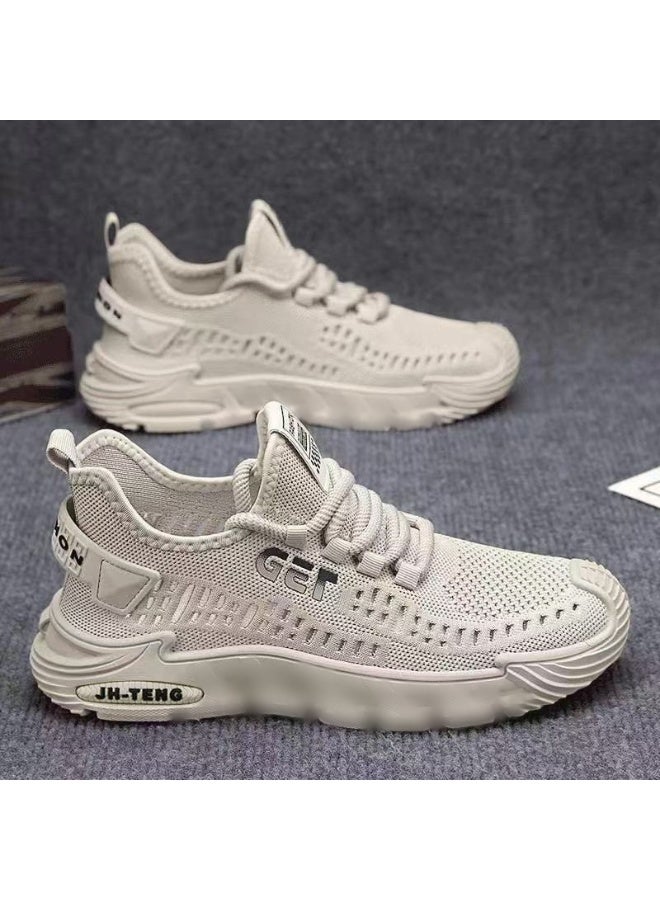 Men's Fashion Walking Shoes Spring  Outdoor Sports Shoes Breathable Casual Shoes Comfortable and Lightweight