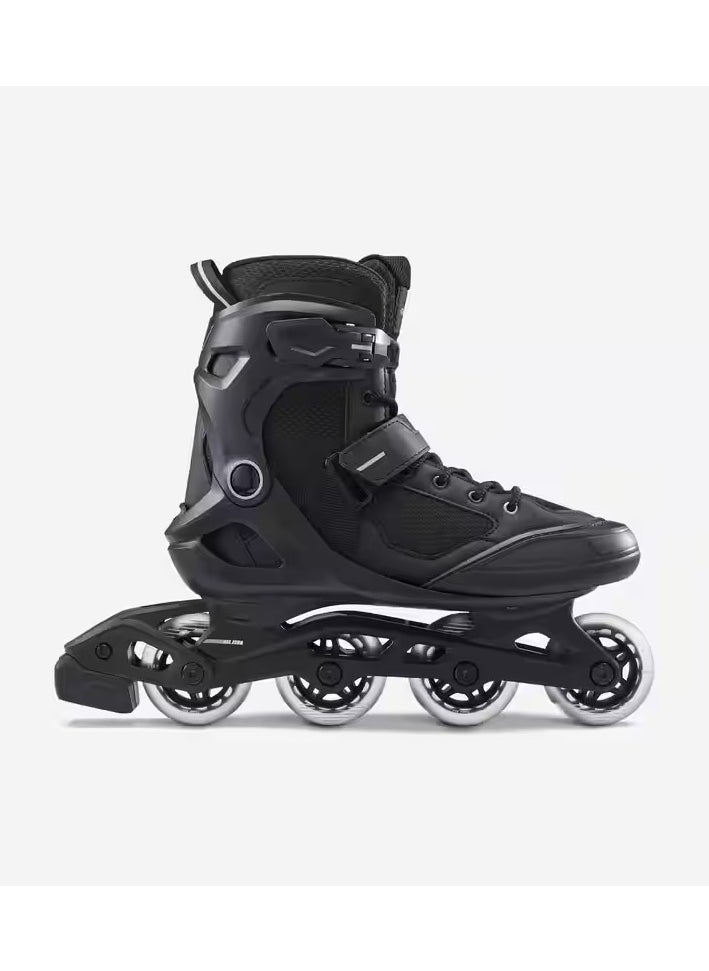 OXELO أحذية التزلج Ault Inline Fitness - أسود/فضي  - Image 1