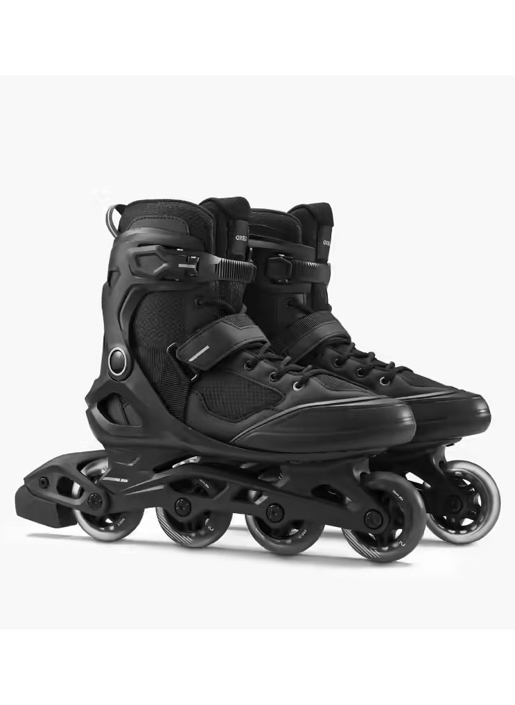 OXELO أحذية التزلج Ault Inline Fitness - أسود/فضي  - Image 2