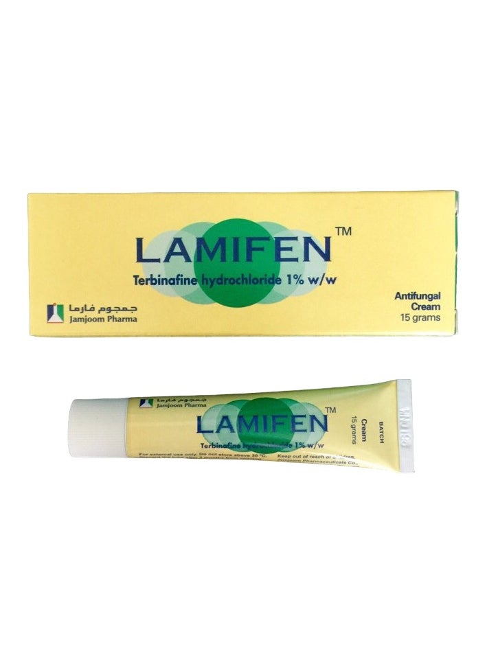 JAMJOOM PHARMA Lamifen Antifungal Cream 15g  - Image 1