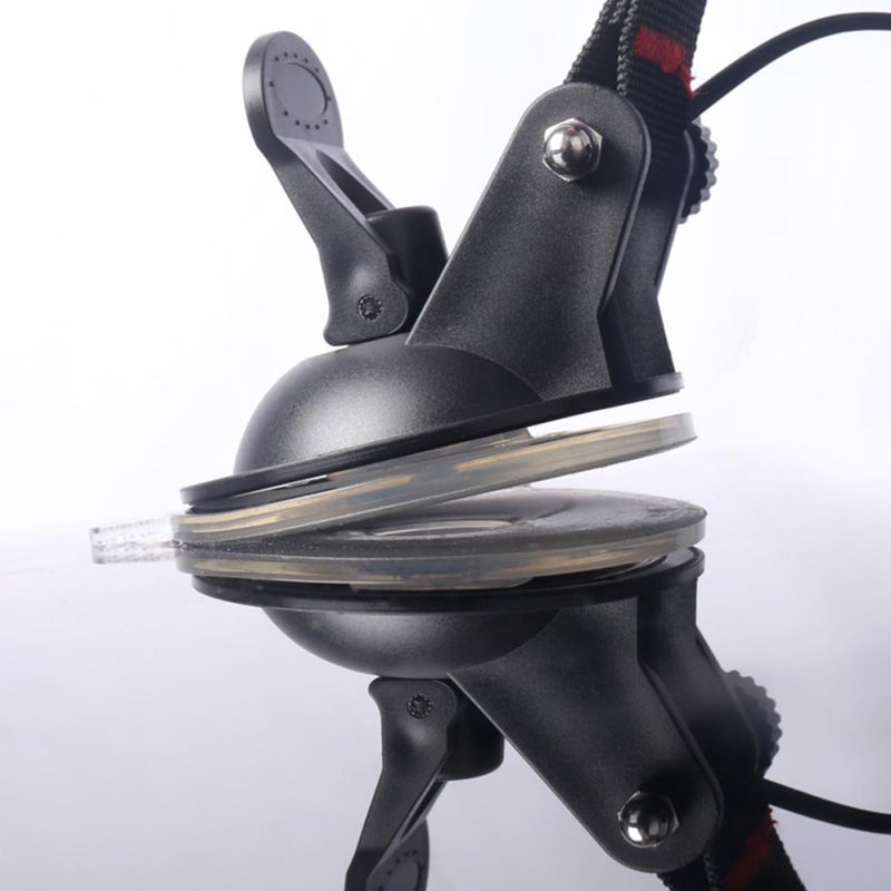 Toyvian Suction Cup Hook for Car Tent Heavy Duty Black Sucker Hook Strong Vacuum Suction for Outdoor Camping and Vehicle Storage - Image 5