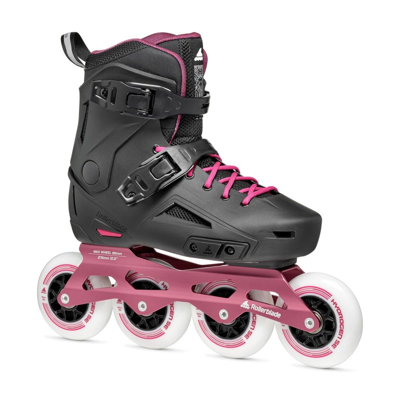 Rollerblade Lightning 90 Womens Urban Inline Skate Black and Sangria