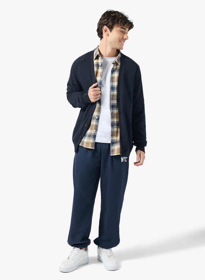 سفنتي فايف بيسيكس بنطلون رياضي فضفاض بخصر مطاطي من نيويورك - Image 2