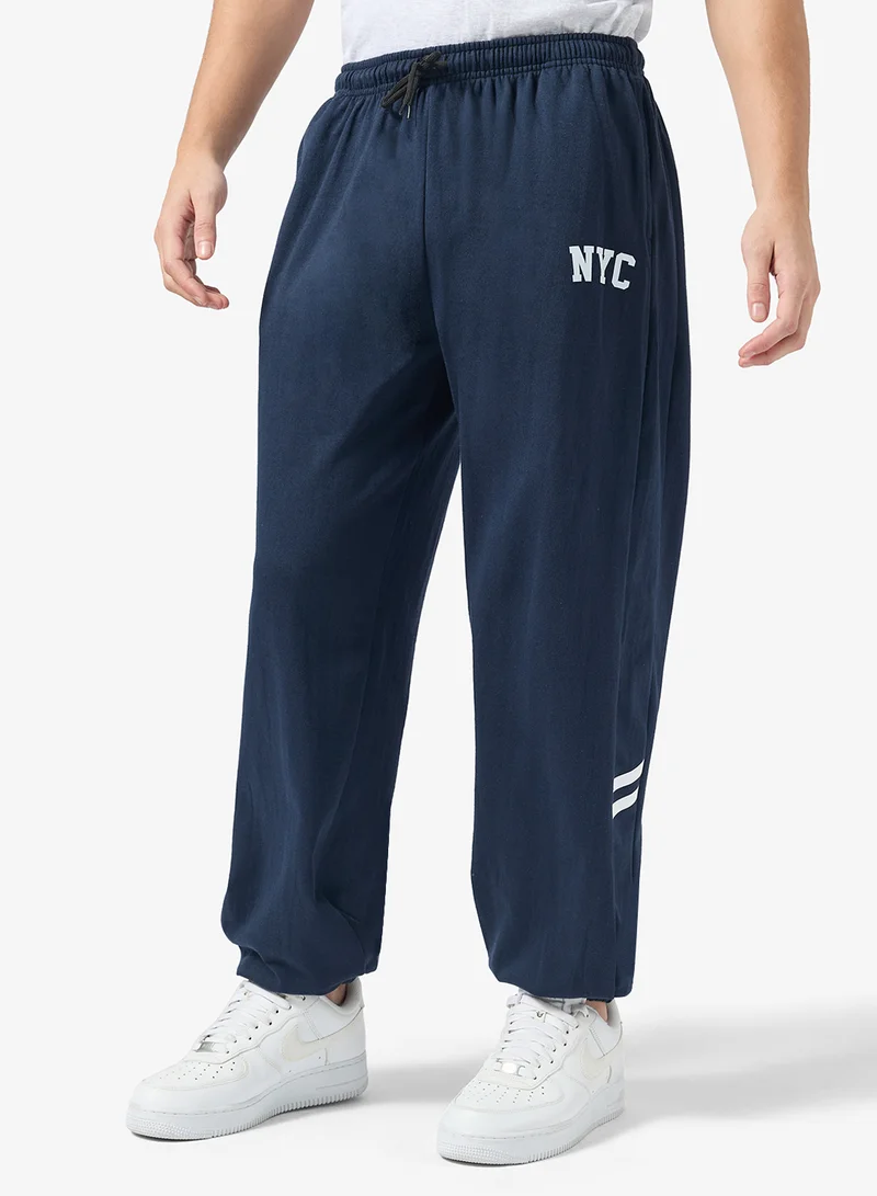 Seventy Five Basics NYC Oversized Elasticted Hem Joggers