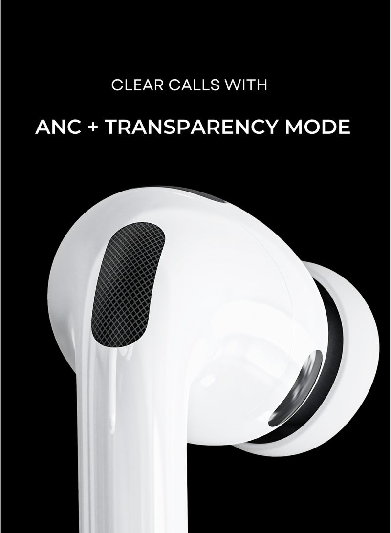 G-TAB AIR 10 Wireless Bluetooth Earbuds – Active Noise Cancellation (ANC), Waterproof Design, Smart Touch Controls, Extra Eartips, 20-Hour Battery Standby, Compatible with iPhone, Samsung & All Bluetooth Devices - Image 2