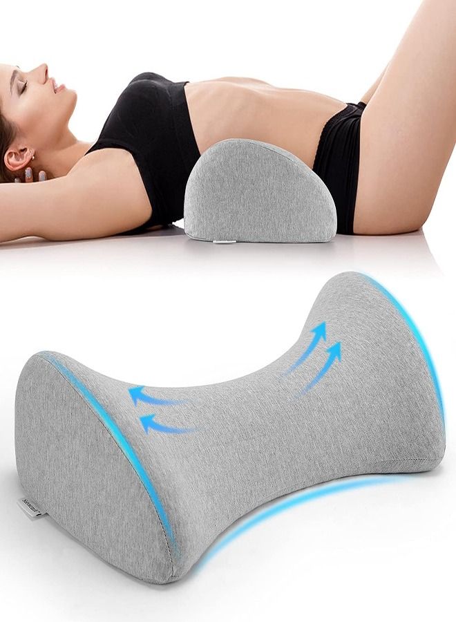 Arabest Lower Back Pillow, Lumbar Support Pillow for Bed, Waist Stretch, Relieve Low Back Pain, Lumbar Support Pillow  - Image 1