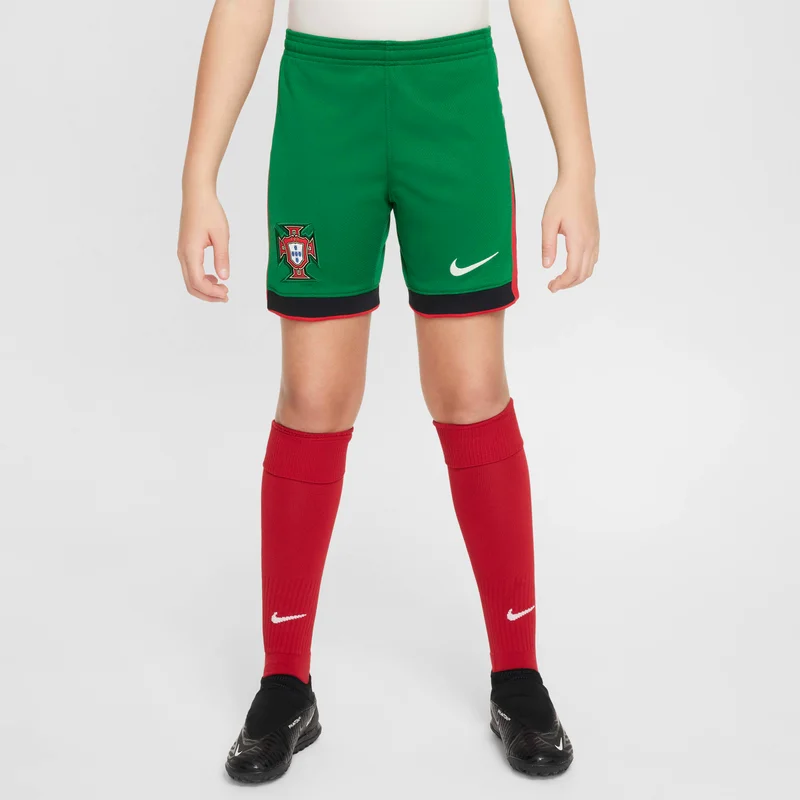 Nike Kids' Portugal 2024 Stadium Home Dri-FIT Football Replica Shorts