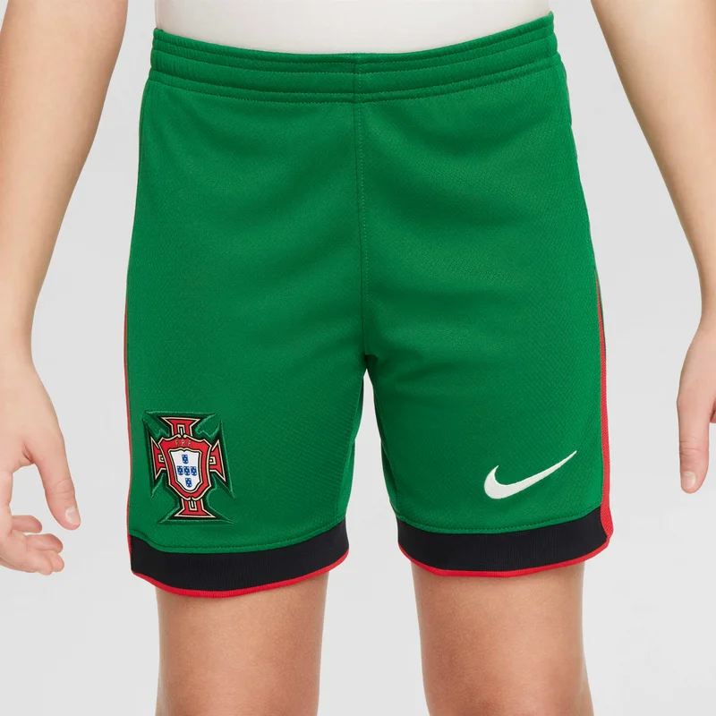Nike Kids' Portugal 2024 Stadium Home Dri-FIT Football Replica Shorts