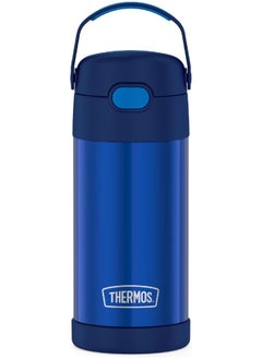 THERMOS THERMOS FUNTAINER Stainless Steel Kids Blue Bottle 355ML  - Image 1