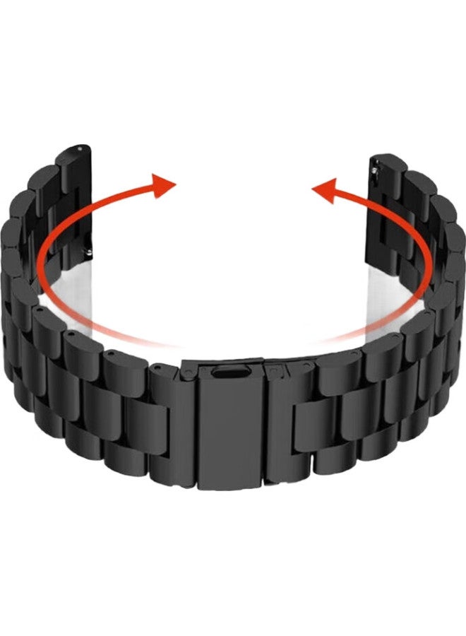 Stiger Compatible Stainless Steel Replacement Watch Band For Huawei Watch 4/4/5/3/Pro/Porsche Design, Xiaomi S4, Honor Magic 2, Oppo Watch 4 Pro - Image 2