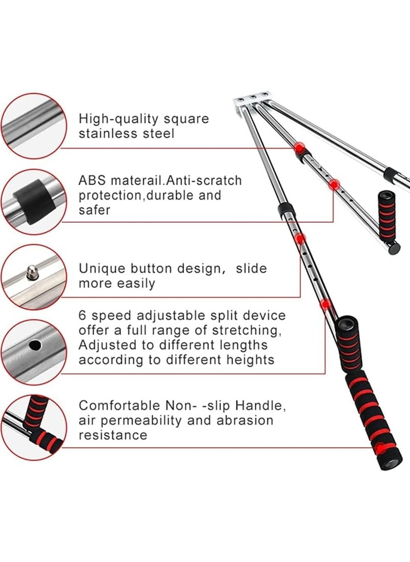 AIWANTO 3 Bar Leg Stretcher Ballet Band, Stretching Equipment Set, Flexibility Training for Mixed Martial Arts Dance Gymnastics Leg Spreader & Split Trainer Stainless Steel Split Machine MMA  - Image 2