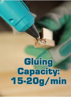 TOTAL Total High-Performance Hot Glue Gun with Rapid Heating 25W  - Image 2