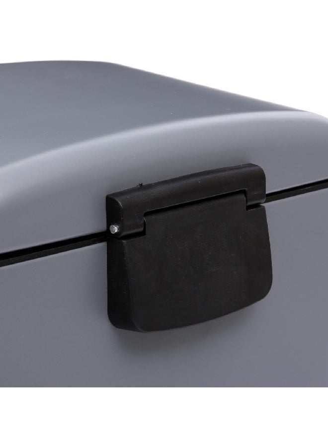 Five Simply Smart Ariane Gentle and Silent Closing Metal Pedal Bin Grey and Black 30 L 133683 - Image 3