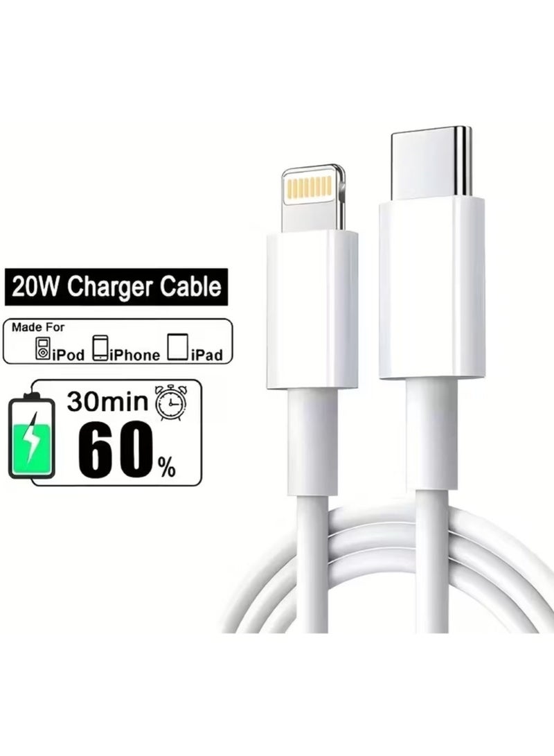 زدترون كابل شحن سريع لأجهزة آيفون [معتمد من Apple MFi] كابل USB-C إلى Lightning بطول 1 متر، متوافق مع أجهزة آيفون 14/14 بلس/14 برو/14 برو ماكس/13/13 برو/12/12 برو/12 برو ماكس/11/آيباد - Image 2
