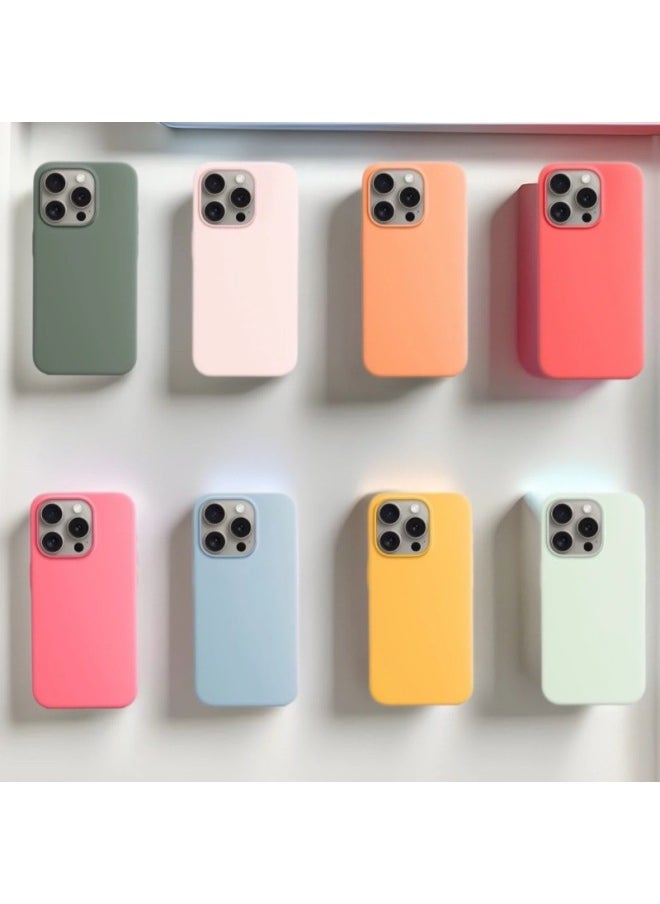 For Apple 15Pro Max Liquid Silicone 15Pro Animation Pop-up Mobile Phone Case Iphone15 Official Website Magnetic Absorption-Color:Sunny Color-Applicable Model:Iphone 15 [magnetic Animation Model]