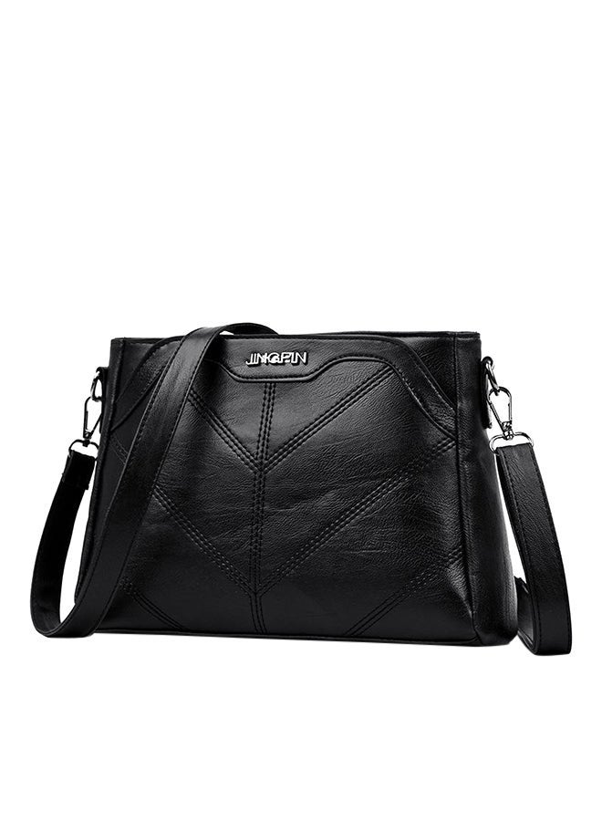 NIBEMINENT Removable Strap Crossbody Bag Black 