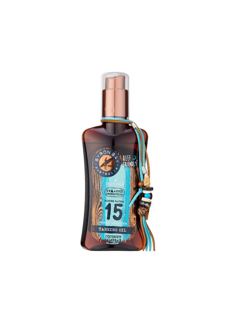 Byron Bay Byron Bay Coconut Oilspray Tanning Oil SPF15 200ml  - Image 1