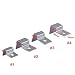 Hffheer 4 Size 4Pcs Stainless Steel Aquarium Fish Glass Cover Support Universal Lid Clips 6mm - Image 3