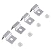 Hffheer 4 Size 4Pcs Stainless Steel Aquarium Fish Glass Cover Support Universal Lid Clips 6mm - Image 1