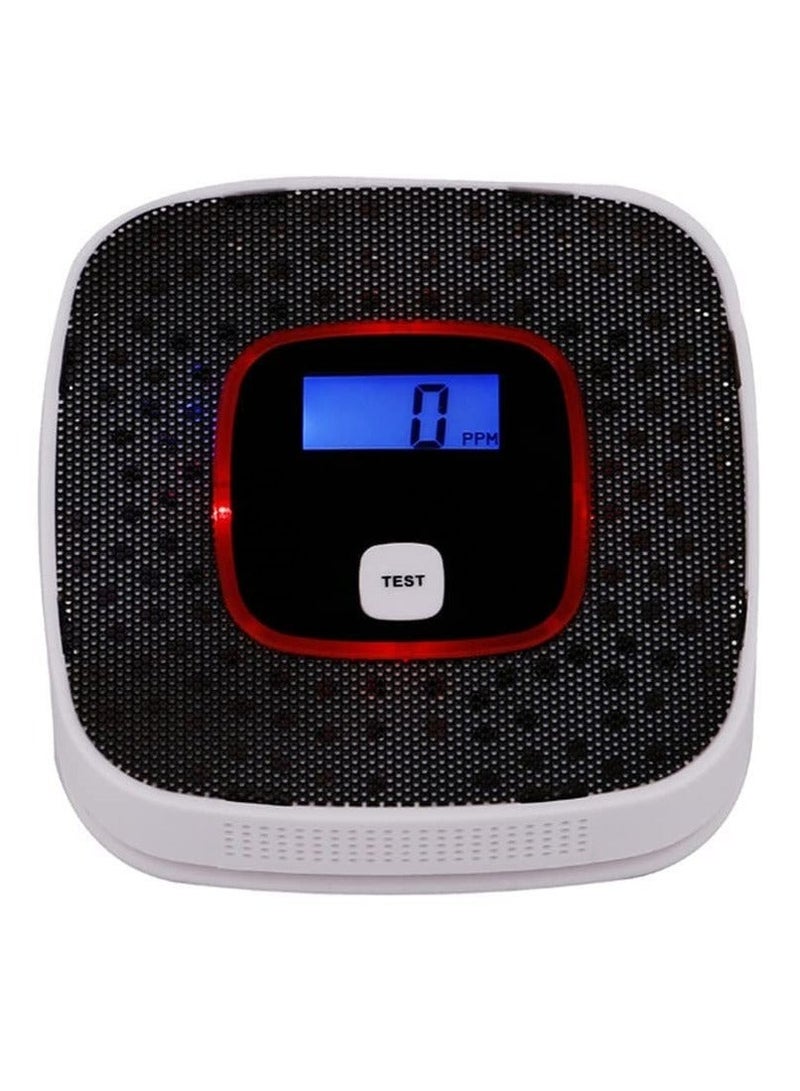 Captaintech Carbon Monoxide Alarm, CO Detector with Digital Display Sensitive Intelligent Voice, Wall-mounted Type Disaster Prevention Supplies for Home Office Kitchen - Image 1