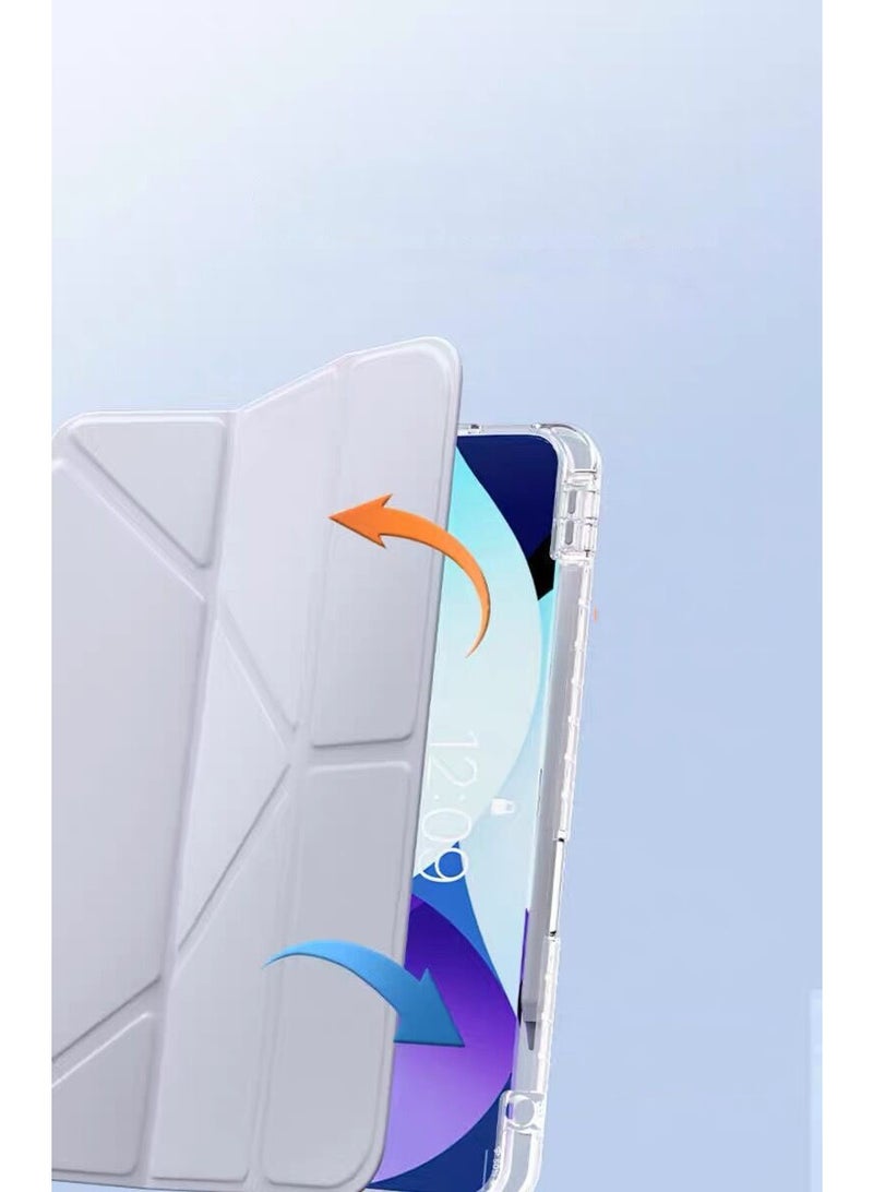 general Case for iPad Pro 11 inch Case (2024/2025),Crystal Clear iPad Case with Pencil Holder,Smart Stand Auto Wake/Sleep Protector - Image 3