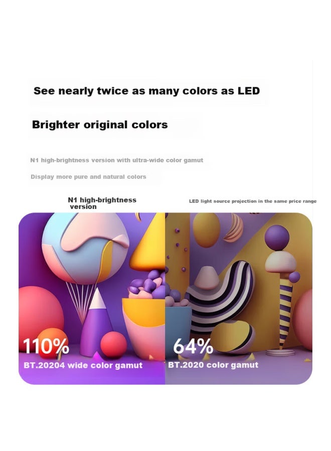 Jmgo N1 High Brightness Pure Three-color Laser Projector With Cloud Platform For Home Use Ultra Hd Daytime Wall Projection Home Theater National Subsidy 20% - Image 4