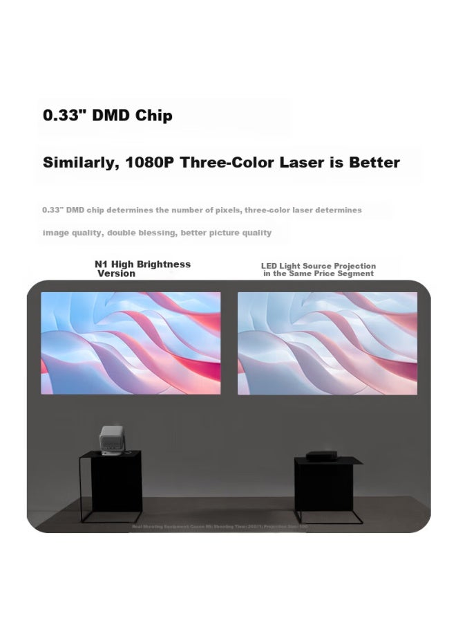 Jmgo N1 High Brightness Pure Three-color Laser Projector With Cloud Platform For Home Use Ultra Hd Daytime Wall Projection Home Theater National Subsidy 20% - Image 3