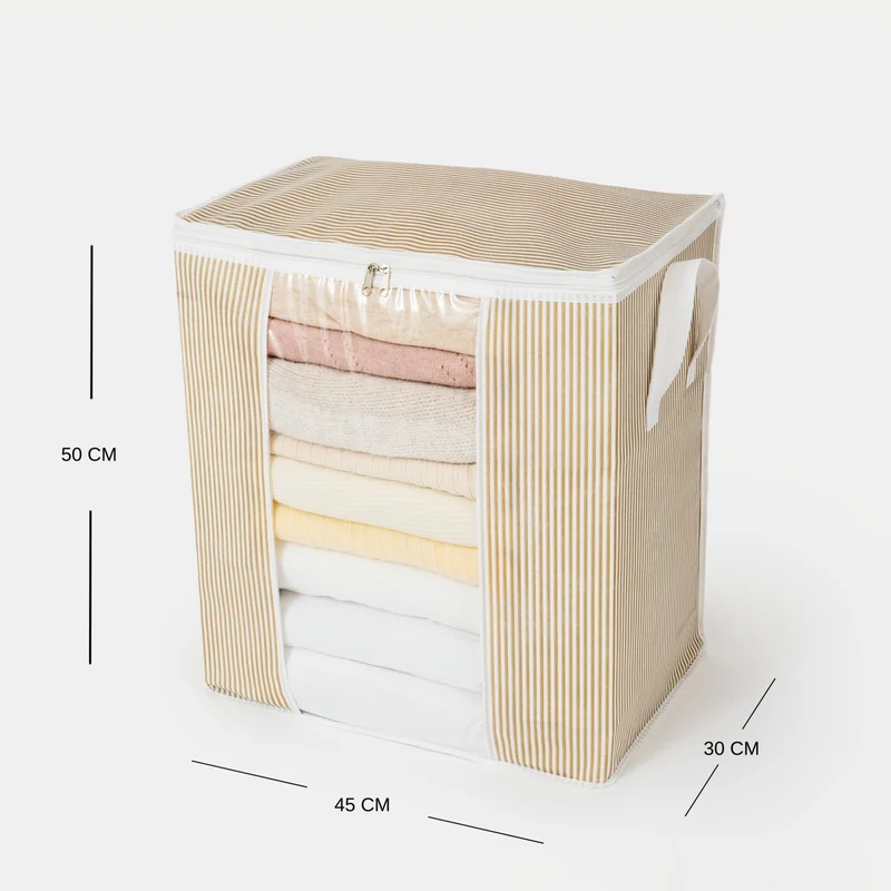 ناكاريف Window Line Pattern Printed Pillow Cover Blanket Organizer Storage Bag 45x30x50 cm
