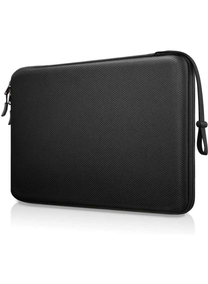 روك بو قضية الأكمام الكمبيوتر المحمول الصلبة لـ 13 بوصة MacBook Air M4 2025 M3 2024 ، 14 بوصة MacBook Pro M4 / M3 / M2 / M1 A2918 A2992 A2779 A2442 ، 13 '' Air / Pro ، قضية مقاومة للماء لديل ، سطح الكمبيوتر المحمول ، HP ، Acer ، أسود - Image 1