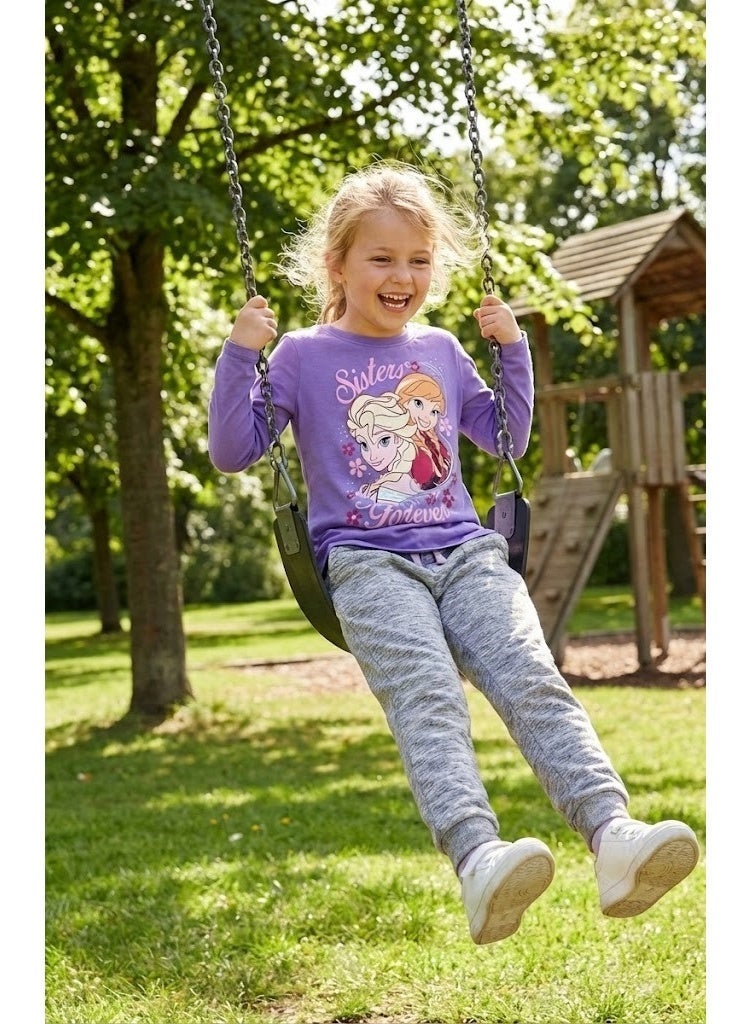 ديزني تيشيرت ديزني فروزن إلسا بأكمام طويلة للبنات من Kids TV - Image 2