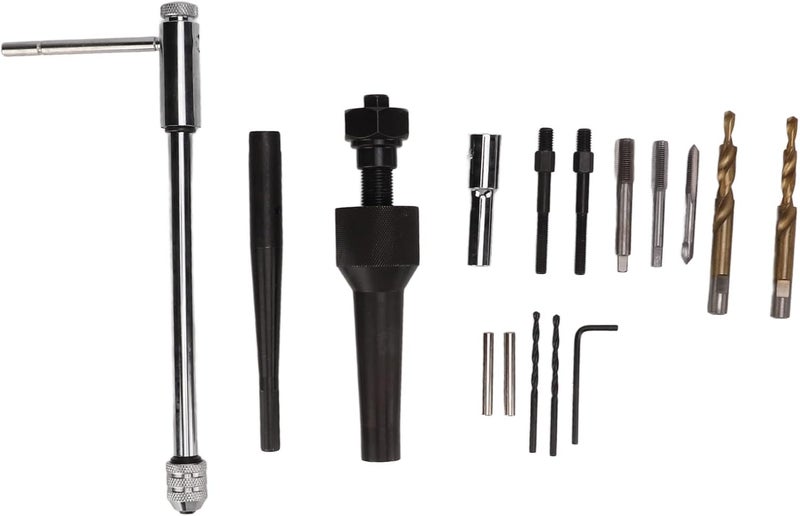 Easy hand assemble compatible Qqmora Universal 16pcs Portable Steel Glow Plug Removal Kit for Damaged Plugs, Metric Remover Set, 8mm 10mm Repair Tools Set Repeated use trusted quality Elegant appearance All environment compatible Wide range compatible material Simple upgraded construction Gulf climate tested upgraded quality Cross product combo compatible Big & small space compatible Cost saving user oriented build Trendy varied sizing alternatives All item simple matching build Moisture wear upgraded quality Global upgraded economical craftsmanship General compatible design Local supply chain stock All-item unified delivery Fine detail Growing order stock support Stable inert material Flexible varied design Water rust proof Secure equipped warehouse Safe silicone build Surface safe - Image 3