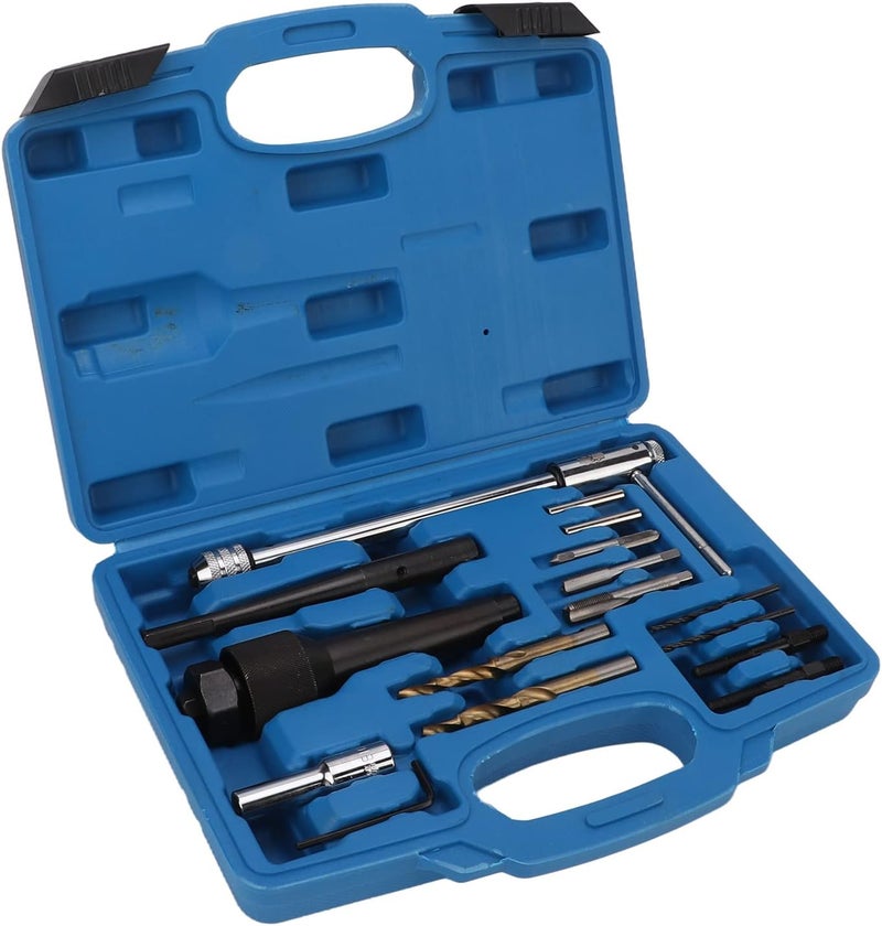 Easy hand assemble compatible Qqmora Universal 16pcs Portable Steel Glow Plug Removal Kit for Damaged Plugs, Metric Remover Set, 8mm 10mm Repair Tools Set Repeated use trusted quality Elegant appearance All environment compatible Wide range compatible material Simple upgraded construction Gulf climate tested upgraded quality Cross product combo compatible Big & small space compatible Cost saving user oriented build Trendy varied sizing alternatives All item simple matching build Moisture wear upgraded quality Global upgraded economical craftsmanship General compatible design Local supply chain stock All-item unified delivery Fine detail Growing order stock support Stable inert material Flexible varied design Water rust proof Secure equipped warehouse Safe silicone build Surface safe - Image 5