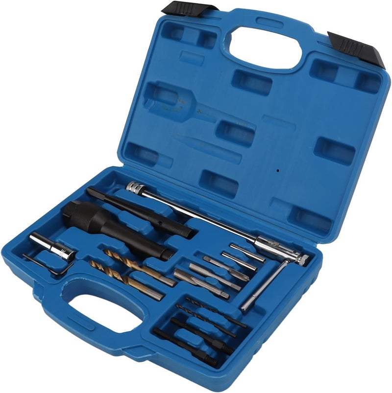 Easy hand assemble compatible Qqmora Universal 16pcs Portable Steel Glow Plug Removal Kit for Damaged Plugs, Metric Remover Set, 8mm 10mm Repair Tools Set Repeated use trusted quality Elegant appearance All environment compatible Wide range compatible material Simple upgraded construction Gulf climate tested upgraded quality Cross product combo compatible Big & small space compatible Cost saving user oriented build Trendy varied sizing alternatives All item simple matching build Moisture wear upgraded quality Global upgraded economical craftsmanship General compatible design Local supply chain stock All-item unified delivery Fine detail Growing order stock support Stable inert material Flexible varied design Water rust proof Secure equipped warehouse Safe silicone build Surface safe - Image 2