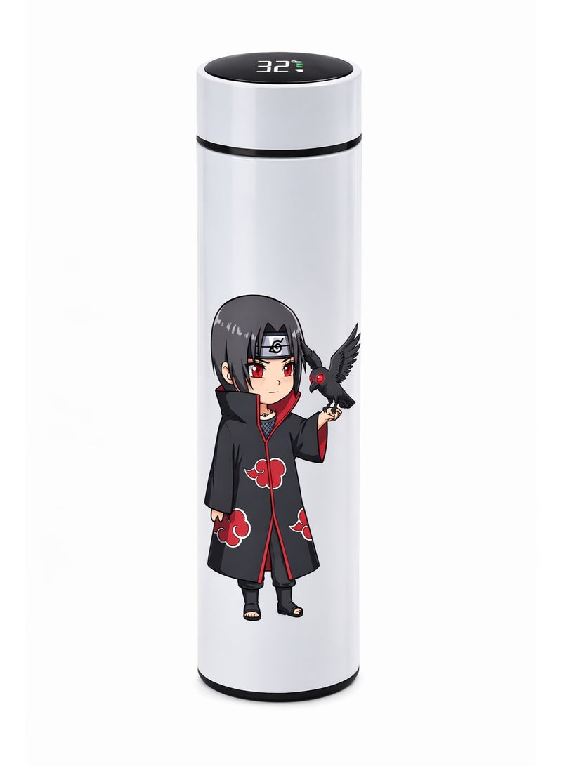 Bickerbond Itachi Uchiha Smart Water Bottle - Stainless Steel Vacuum Thermos with LED Temperature Display - Image 1